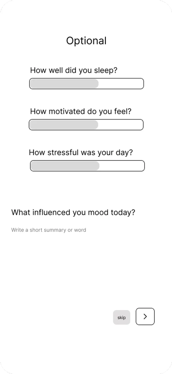 Mood check-in